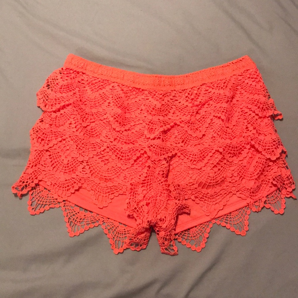 Crochet shorts by Rewind